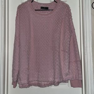 Knapp Studios XL Pink Fuzzy Sweater